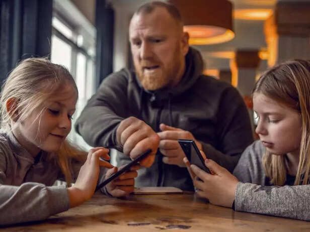 father refusing his children phones