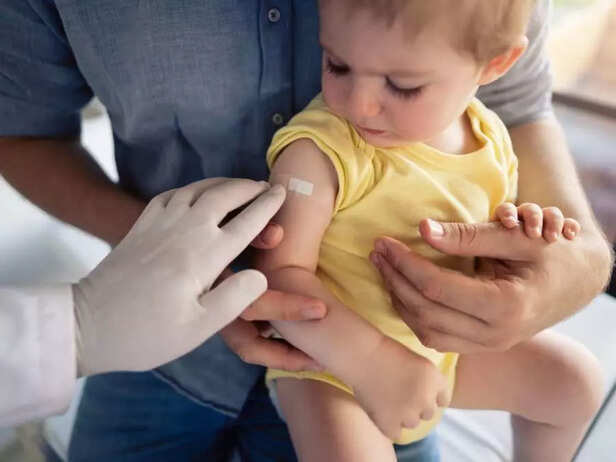 baby after vaccination