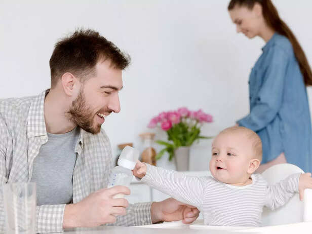 baby asking for milk through sign language