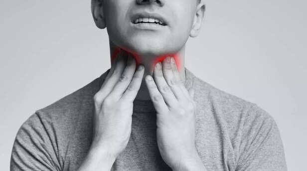 MAN WITH THYROID