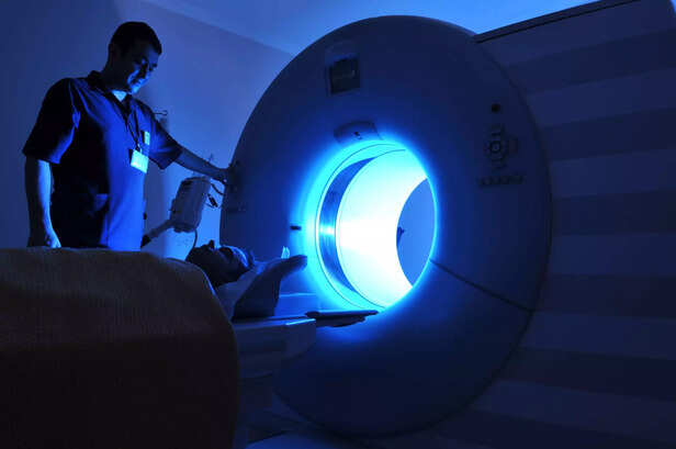 Magnetic Resonance Imaging machine AA a series of dramatically lightened MRI.