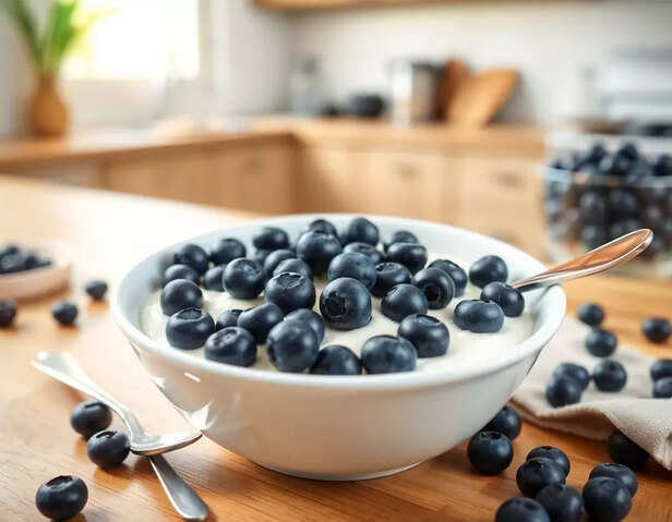 Yogurt with berries puts high-grade energy in you