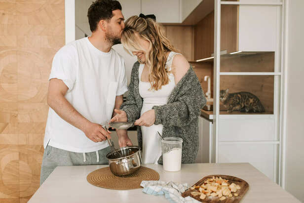 Couple Cooking