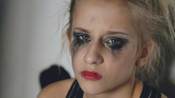 Smudged Eye Makeup