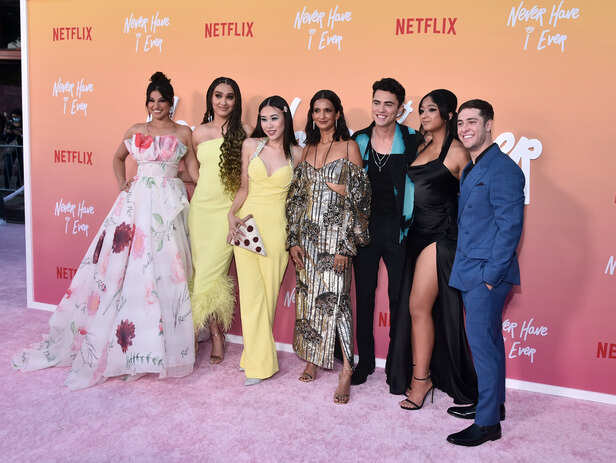 The cast of Never Have I Ever (credit: getty images)