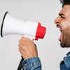 Man shouting