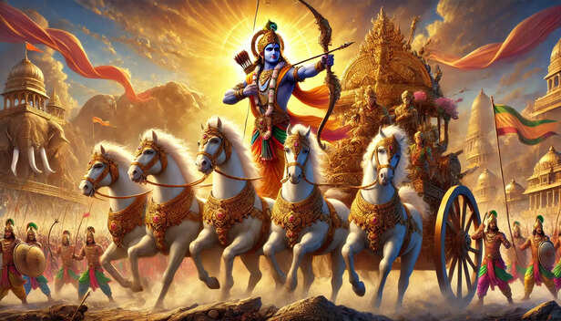 Arjuna in Kurukshetra