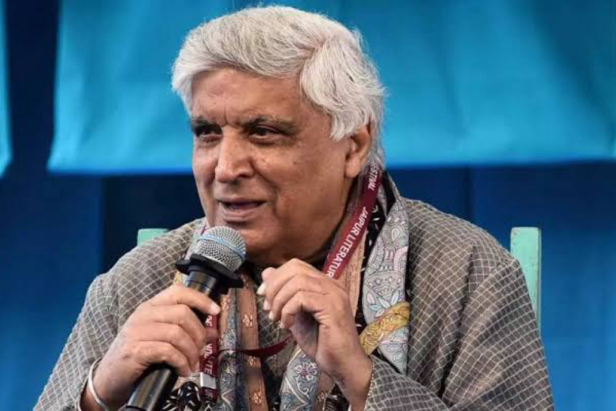 Poet Javed Akhtar at an event.