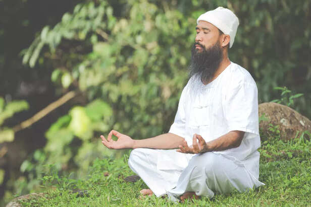 A man doing Meditation