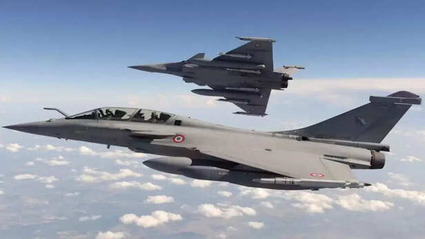 Dassault Rafale on the sky