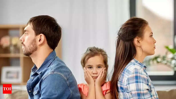 A Girl Stuck Between Parents' Fight