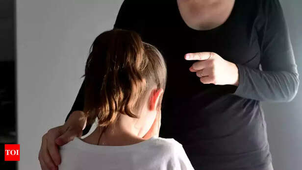 A Kid Getting Scolded