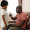 A Father Talking to His Son