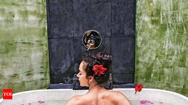 A Person in a Bathtub.