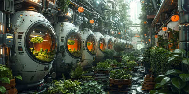 Hydroponic farming in Mars