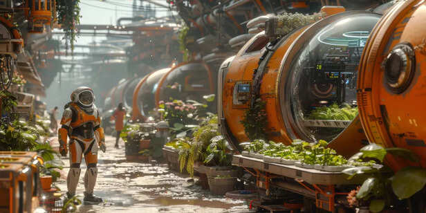 growing plants in mars