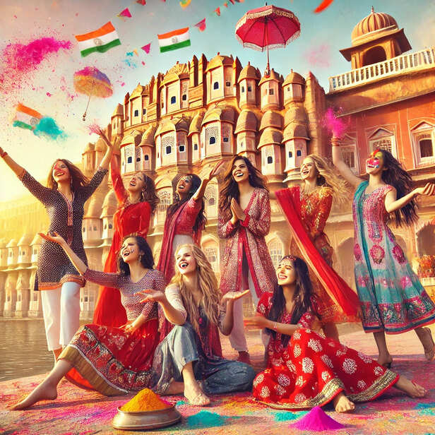 Women Travelers Making Holi Magical!