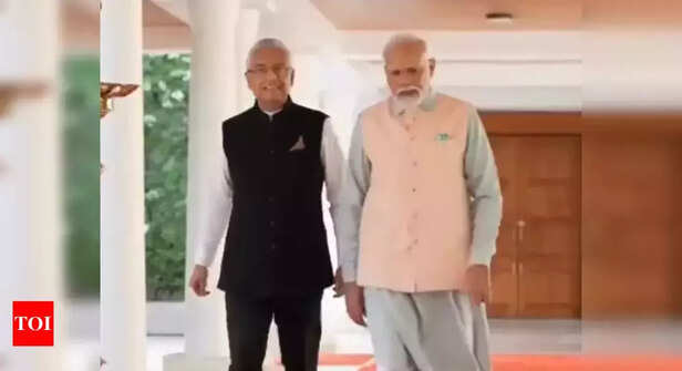 Prime Minister Narendra Modi met his Mauritius