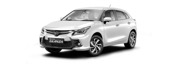 Toyoto Glanza White model