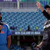 Rohit Sharma and Mitchell Santner.