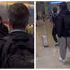 Louis tomlinson at Mumbai Airport.