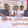 DMK youth wing protests over alleged imposition of Hindi by Central govt