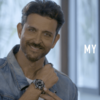 hrithik shows off  his rado