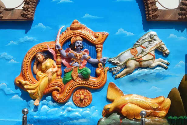 A scene from the Ramayana