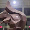 Squirrel Sculpture at Ayodhya Dham Junction.