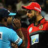 Virat Kohli arguing with the umpire.
