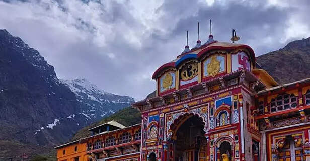 The Badrinath temple.
