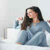 A Girl Waking Up.