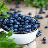 Blueberries.