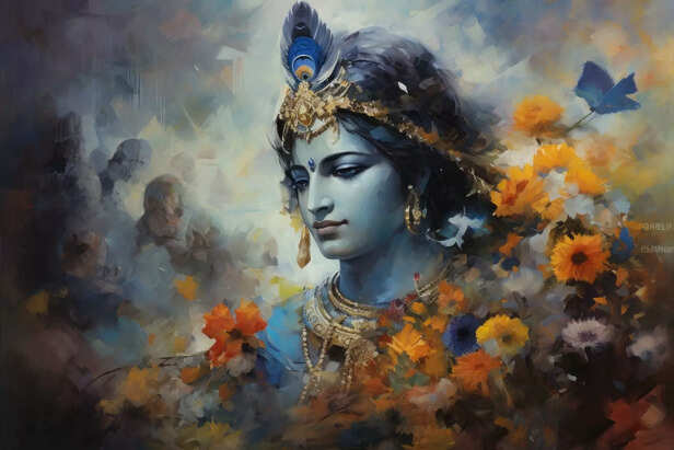 painting-representing-krishna
