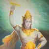 Krishna With Sudarshan Chakra