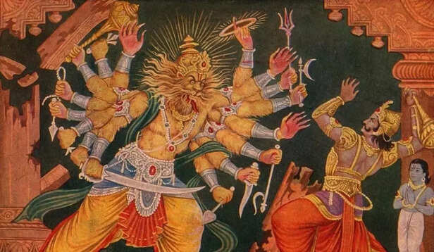 Hiranyakaship who faught with lord narshima