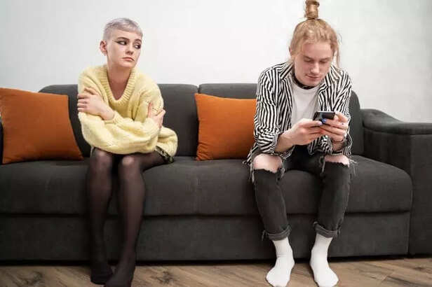 Insensitive friend ignoring emotions