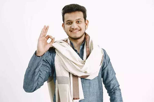 smile with happiness