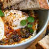 Spicy Shakshuka with Poached Eggs
