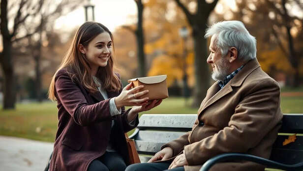 A Warm Meal, A Kind Gesture.