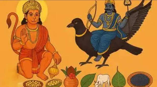 Shani and Hanuman