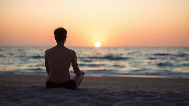 Solitude on a Quiet Beach.