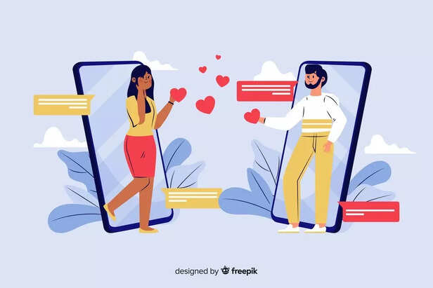 flat-infographics-man-woman-acquaintance-social-network