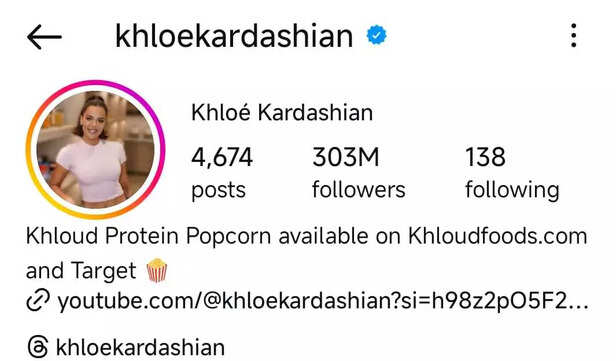 Khloé Kardashian (@khloekardashian)