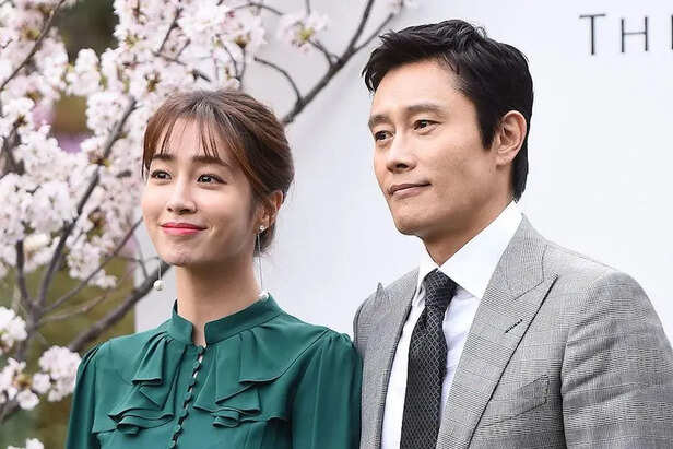 Lee Byung-hun and Lee Min-jung