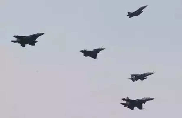 Indian Air Force gears up for operational exercise near Pakistan border.