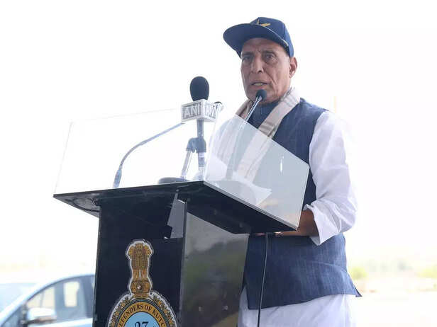 India's fight against terrorism is now part of national defence doctrine__ Rajnath Singh at Bhuj Air Force Station.