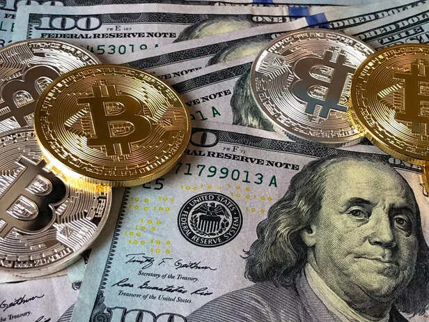 Bitcoins and U.s Dollar.