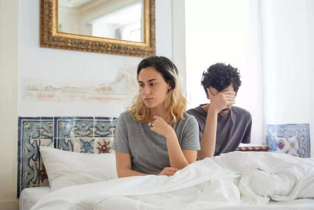 Annoyed couple