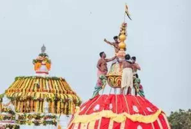 Security beefed up at Shree Jagannath Temple amid rising India-Pak tensions.